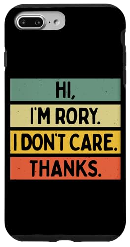 Hi I'm Rory I Don't Care Thanks �ʔ�����������p �X�}�z�P�[�X iPhone 7 Plus/8 Plus �p