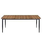OUTLIV. Clark Gartentisch Aluminium & recyceltes Teakholz