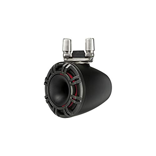 Image of KICKER KMTC9, 9 inch Horn-Loaded Tower System (Pair), 4 Ohm, Charcoal (44KMTC94)
