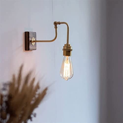 Lámpara de noche interior regulable y aplique de pared estilo granja vintage 3
