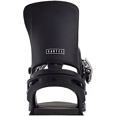 Burton Cartel Mens Snowboard Bindings Sz L (10+) Black
