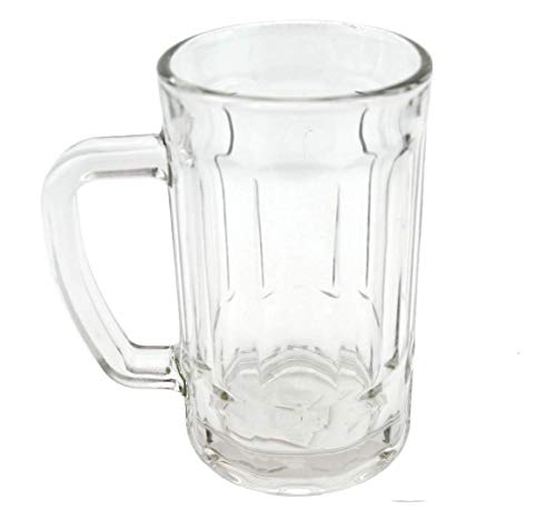 Caneca Chopp 400ml (2 Pcs) Vidro Gelado Cerveja Amigos Festas
