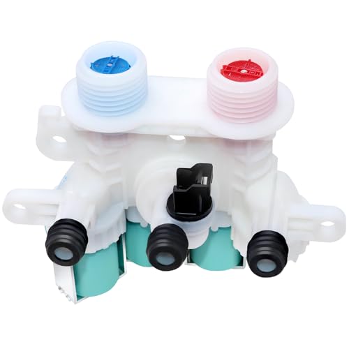 W11096268 w10758829 Water Inlet Valve - w10853296 suitable for kenmore whirlpool washers - W10632527 w11220230 water inlet valve exact fit wtw7300dw1 wtw8500dc5 etc.