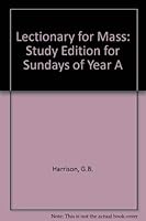 Lectionary for Mass: Study Edition for Sundays of Year A 9998843421 Book Cover