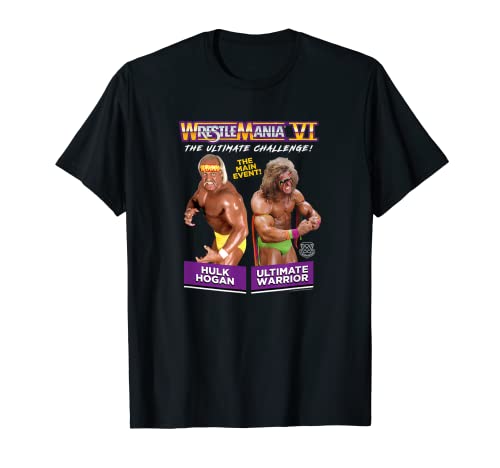 american made hulk hogan shirt - WWE Wrestlemania 6 Hulk v Warrior T-Shirt