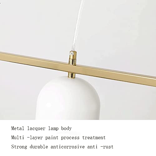 Lampe à suspension rétro en fer forgé noir et lustre E26 réglable - 6