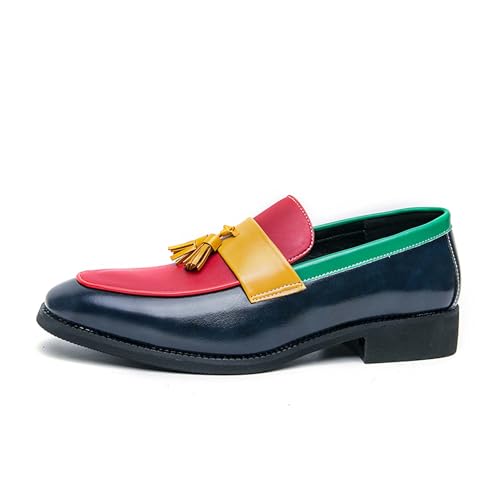 Men's Loafers Classic Business Formal Uniform Prom Casual Walking Oxford Leather Shoes2