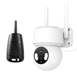Haupowfo Tuya WiFi Outdoor Gate Opener Camera to Remotely Open Gate with Receiver for Garden Swing Sliding Gate Opener Systems, Compatible with All Brands of Gate Operator, 2 Way Audio Intercom