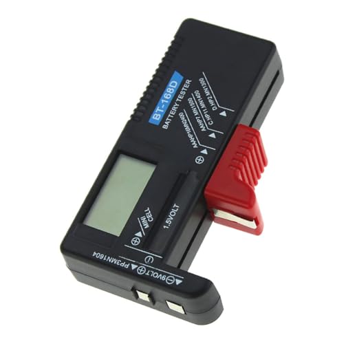 Portable Digital Battery Tester Tool 1-9v Battery Capacity Meter with LCD Display for Household and Travel Use