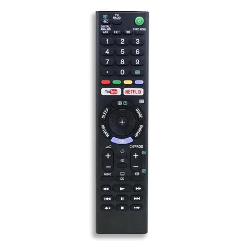 Image of Compatible with Sony Bravia TV Remote Control RM-L1370 Model Fit for Smart LCD LED UHD OLED QLED 4K Android Televison Non Voice Command with Streaming Apps Replacement Remotes All Sony TV's.
