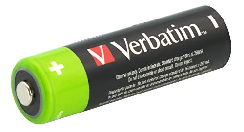Verbatim RECHARGEABLE BATTERY AA 4 PACKHR6 - vue 3