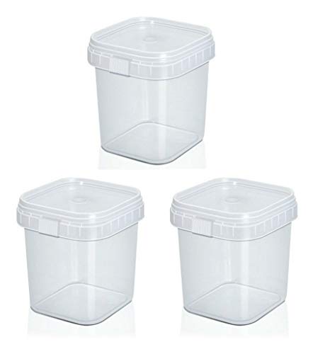 Embalagem para Bolo Pote 220ml Quadrado Plastilania cx/20