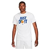 White Nike Fran Just Do It Short Sleeve T-shirt L