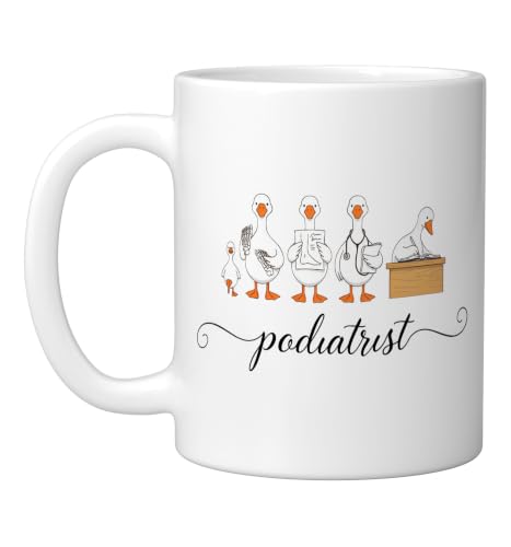 Podiatrist Podiatrists Podiatry Foot Doctor Specialist Ceramic Mug, White, 11oz