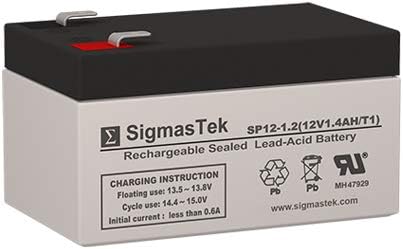 Power Sonic PS-1212 Replacement Battery - 12 Volt 1.2 AH F1 Terminal by SigmasTek