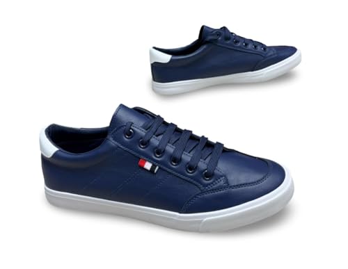 Image of Classic Canvas Sneakers, Casual Lace-Up Shoes with Green Sole, Unisex Fashion Trainers Shoes