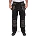 Produktbild Lee Cooper Workwear LCPNT224 Herren Contrast Multi & Holster Pocket Kniepolster Arbeitssicherheit Cargohose Hose, Schwarz, 34W / 31L