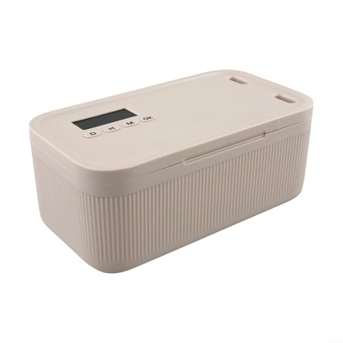 Boîte de rangement avec minuteur numérique et serrure à combinaison ABS - 4