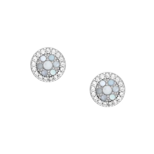 Fossil Ohrringe Für Frauen Sterling Silber Länge: 7.2 X 1.3mm Silber Sterling Silber Ohrringe JFS00518040
