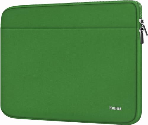 Image of Laptop Sleeve Case 14 inch, Shockproof Protective Notebook Cover Bag with Accessory Pocket, Durable Carrying Laptop Case Compatible for MacBook HP Lenovo Dell Asus Acer, Green