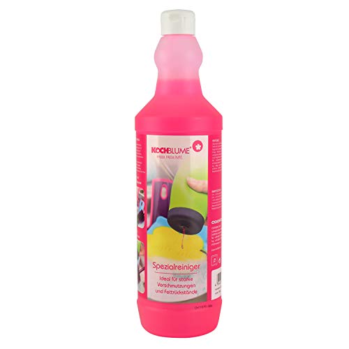 Limpiador especial premium de Kochblume para suciedad fuerte y residuos de grasa. Detergente para lavavajillas, cuidado del suelo, limpiador de ventanas, desengrasante para productos de silicona.