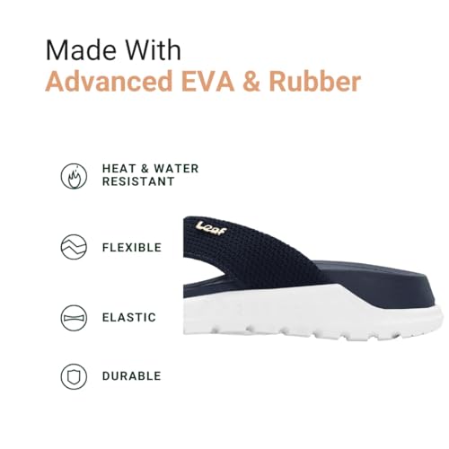 Image of leaf Heel Pain & Swelling Relief Slippers for Men & Women - Unisex Grey Cushioned Comfort Slippers with Arch Support - Pain-Relieving Footwear for Swollen Feet & Heel Pain