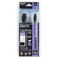 ELPA(�G���p) �}�C�N��HDMI�P�[�u�� 1.5M DH-AD4015