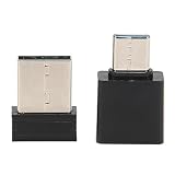 Mini Mouse Jiggler, w Pełni Automatyczny Ruch Niewykrywalny Ruch Myszy USB Symulator Ruchu Myszy Zapobiegający Uśpieniu Komputera i Blokadzie Ekranu (BLACK)