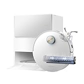 DREAME Aqua10 Ultra Roller Complete Robot Aspirapolvere, Autopulizia Rullo, Supera Ostacoli da 8cm, Auto-Svuotamento, Aspirazione 30.000 Pa, Evita Oltre 240 Oggetti, Controllo Vocale Intelligente