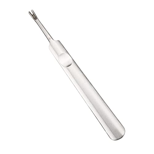 Nail Cleaner Nipper Stainless Nail Cuticle Pusher Manicure Tools Dead Skin Remover Nipper Nail Cuticle Fork Cuticle Cutter Remover for Manicure and Pedicure