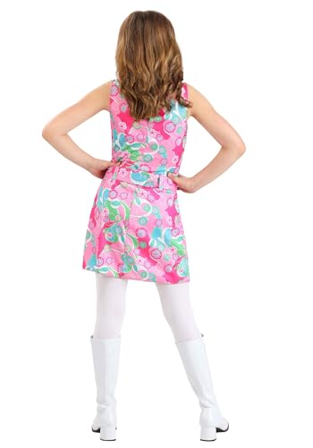Vestido disfraz retro 60s para niña con accesorios miniatura 4