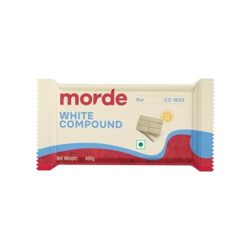 Image of Morde White Compound Bar 400 g, Chocolate for Baking and Confectionery, 400g