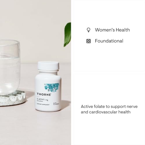 image for THORNE - 5-MTHF - Methylfolate (Active B9 Folate) Supplement - Support