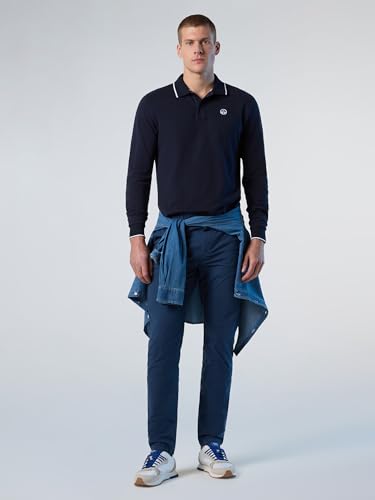 North Sails Polo A Maniche Lunghe Con Lettering - 5