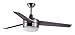 Maxim 89909FTSNBK Basic-Max 52" Ceiling Fan with LED Lights and Wall Control, Satin Nickel