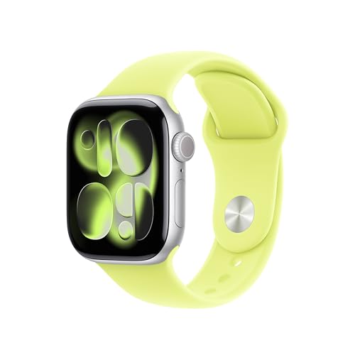 Image of Apple Watch Band - Sport Band - 42mm - Neon Yellow - S /M