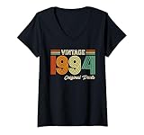 Photo Gallery donna vintage 1994 original parts birthday 1994 men women vintage maglietta con collo a v Photo Gallery donna vintage 1994 original parts birthday 1994 men women vintage maglietta con collo a v