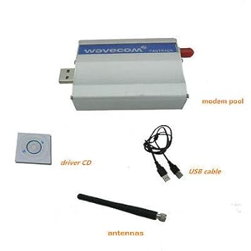 FidgetGear GSM/2G GPRS Modem Pool for Wavecom Module Q2403 at Commands 900/1800 MHz USB