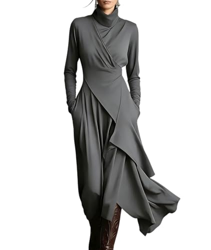 Maxi-robe extensible fluide pour sublimer la silhouette sans inconfort