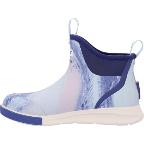 Image of XTRATUF 6 inch Women's Ankle Deck Boot Sport - 30% Lighter, 100% Waterproof Rubber Fishing Footwear - Non-Marking, SRC-Rated Slip-Resistant Outsole - Moisture-Wicking Liner