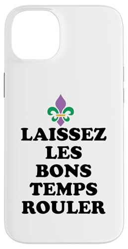 Laissez Les Bons Temps Rouler Mardi Gras Costume Fleur Lis �X�}�z�P�[�X iPhone 14 Plus �p