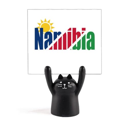Porte-mémo Nabia noir amusant pour organiser vos notes de télétravail