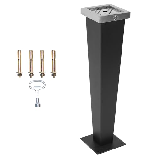 Cendrier pilier en V acier inoxydable 304 minimaliste design
