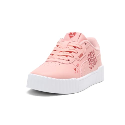 PUMA Kids Girls Carina 3.0 Love Lace Up Sneakers Shoes Casual - Pink2