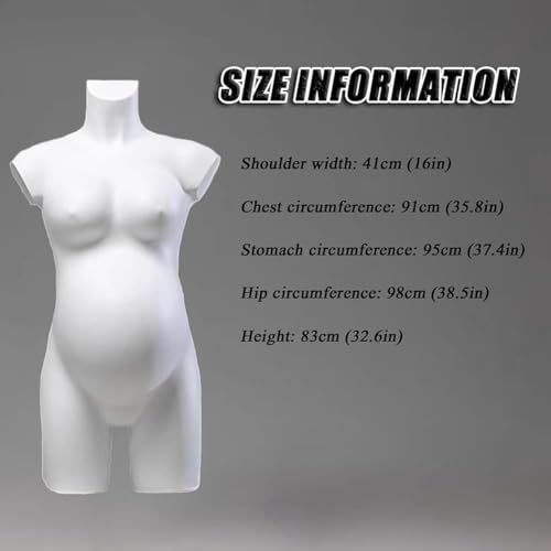 Mannequin de maternité ajustable pour vitrine : la solution pour vêtements de grossesse - 3