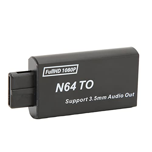 Convertisseur N64 vers HDMI 1080p remédie aux écrans noirs sur TV modernes PAL NTSC Jack 3.5