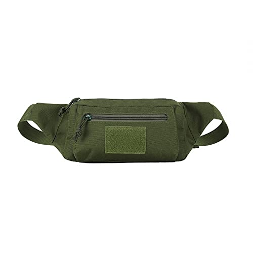 Tactical Fanny Pack,MOLLE Assault Pack Bumbag Adjustable Waist Pack for Camping Outdoor Fishing Hunting, Green