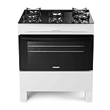 Fogão Itatiaia 5 Bocas Electra Glass Plus Branco Bivolt