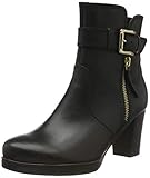 Oberteile: Leder Gabor Shoes Damen Comfort Sport Stiefeletten, Schwarz (Schwarz (Gold/Mic) 57), 41 EU