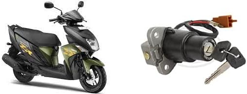 WHEEL DRIVE Compatible with Yamaha Ray Zr 113Cc Ignition Lock Switch with 2 Keys 2016 Model